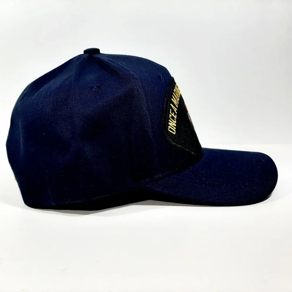U.S.Marines Once A Marine Embroidered Patch Hat Ba